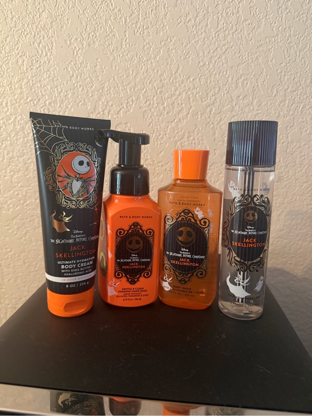 Bath & Body Works Jack Skellington Kids Bath Set - Orange & Black